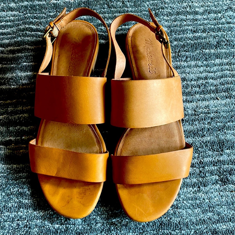 Madewell leather sandals size 9